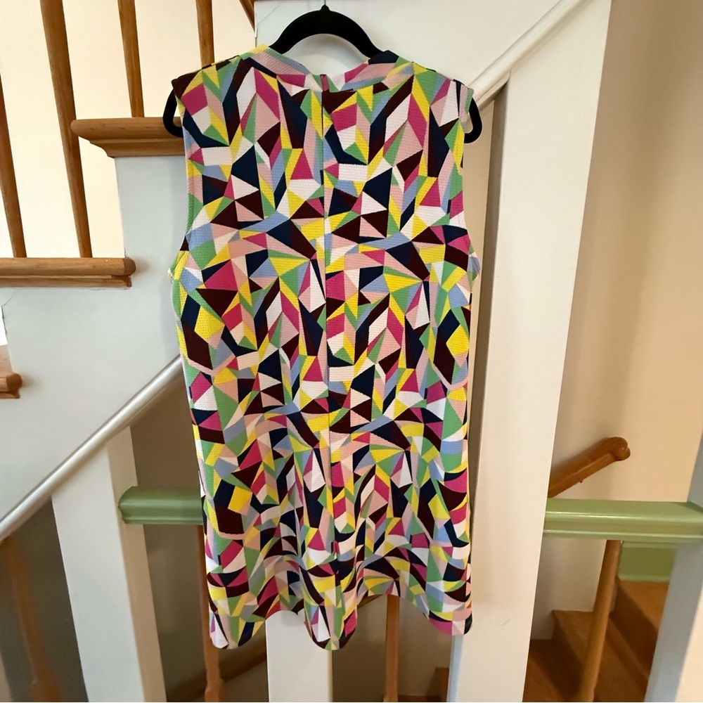 Multicolor Geometric Pattern Dress - Picture 6 of 6